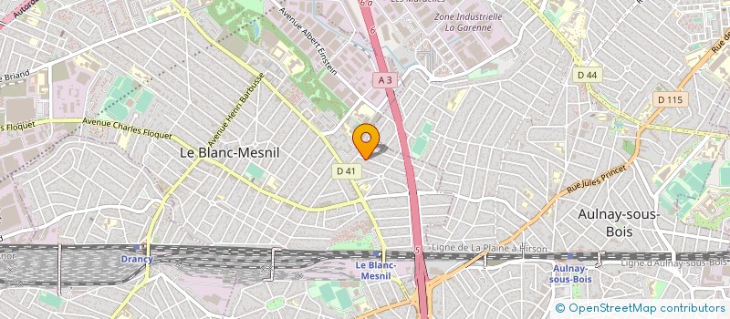localisation de l'entreprise PAV PAK à LE BLANC-MESNIL