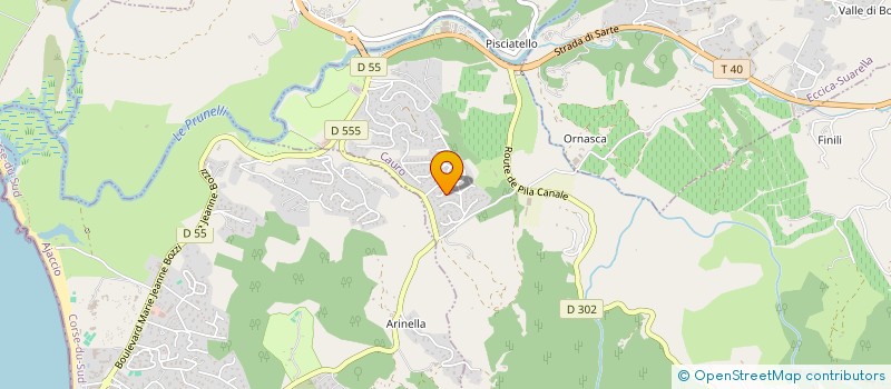 localisation de l'entreprise PAV.PROTEC à BASTELICACCIA