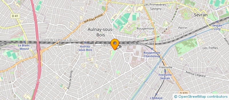 localisation de l'entreprise PAV99  AULNAY-SOUS-BOIS