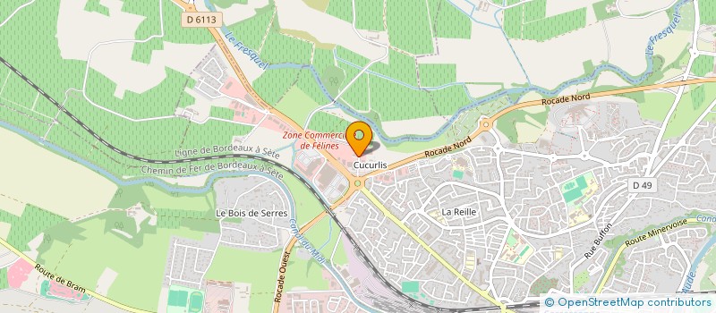 localisation de l'entreprise PAVA à CARCASSONNE
