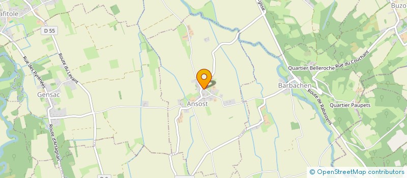 localisation de l'entreprise PAVA  ANSOST