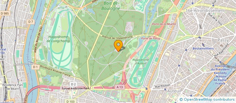 localisation de l'entreprise PAVAGE à PARIS