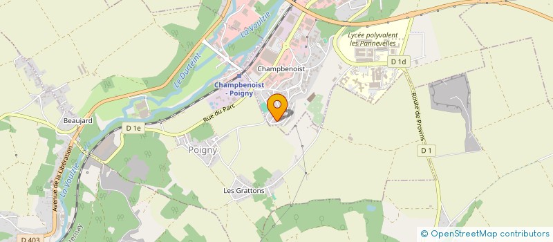 localisation de l'entreprise PAVAGE 77 à PROVINS