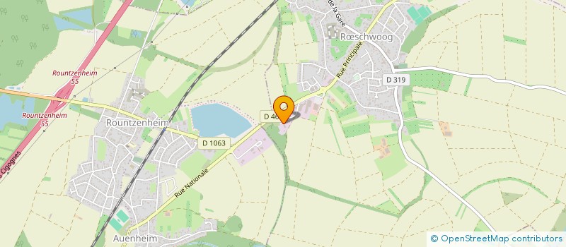 localisation de l'entreprise PAVAGE MULLER  RSCHWOOG