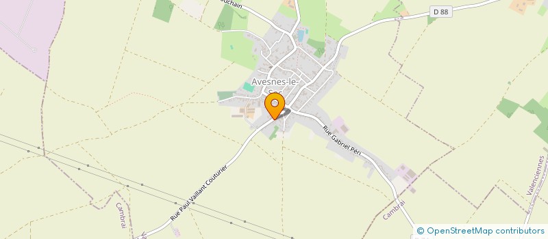 localisation de l'entreprise PAVAL à AVESNES-LE-SEC