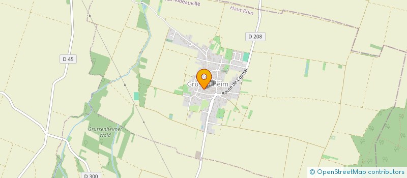 localisation de l'entreprise PAVAMA  GRUSSENHEIM