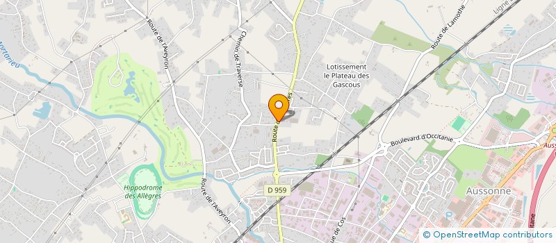 localisation de l'entreprise PAVAN à MONTAUBAN