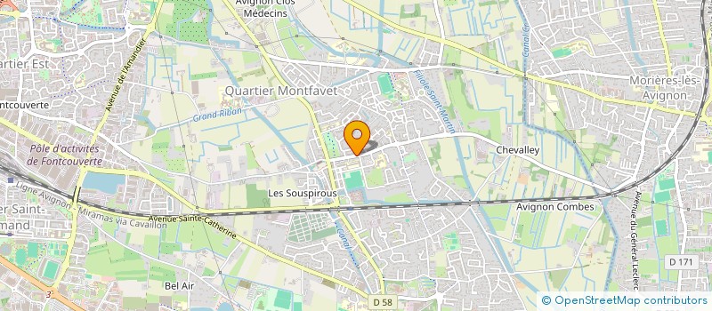 localisation de l'entreprise PAVANA YOGA  AVIGNON