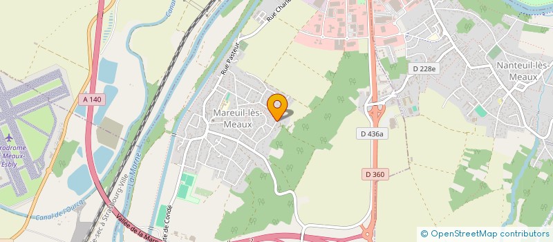 localisation de l'entreprise PAVANE  MAREUIL-LES-MEAUX