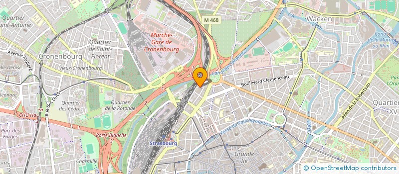 localisation de l'entreprise PAVAP II à STRASBOURG