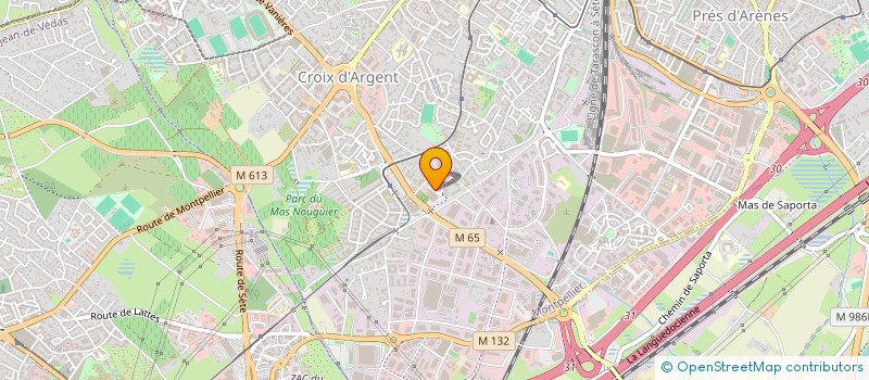 localisation de l'entreprise PAVAR à MONTPELLIER