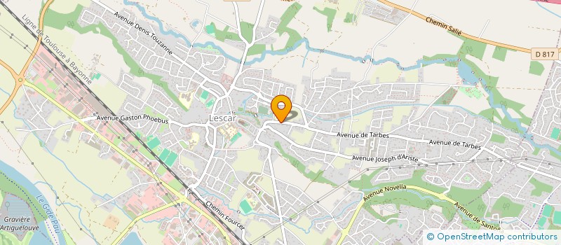 localisation de l'entreprise PAVARD  LESCAR