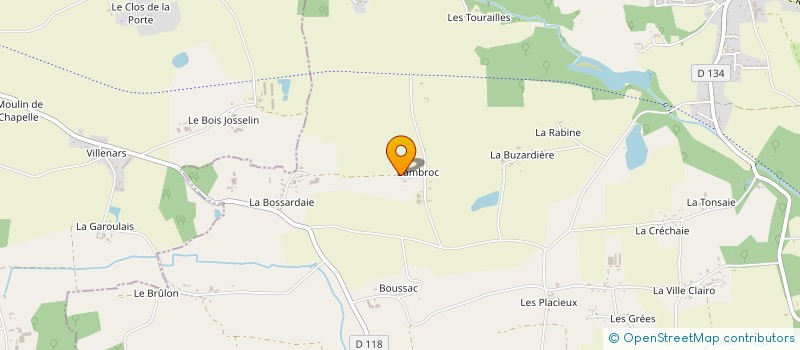 localisation de l'entreprise PAVARD  AUGAN