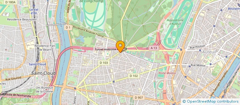 localisation de l'entreprise PAVAVI  BOULOGNE-BILLANCOURT