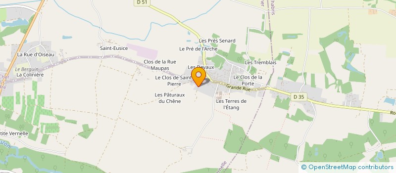 localisation de l'entreprise PAVCOM à LA VERNELLE