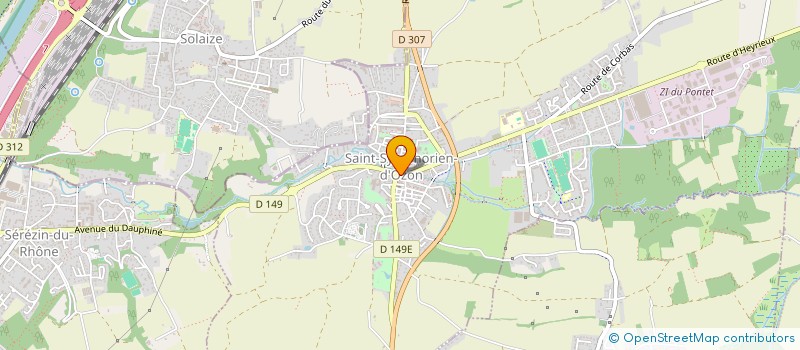 localisation de l'entreprise PAVE D'OZON  SAINT-SYMPHORIEN-D OZON