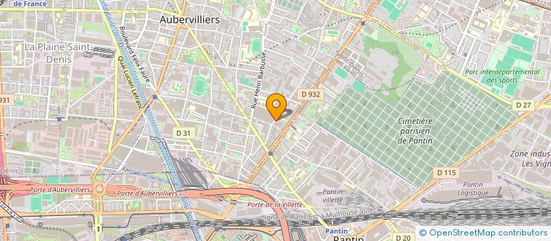 localisation de l'entreprise PAVE DANS LA MARE à AUBERVILLIERS