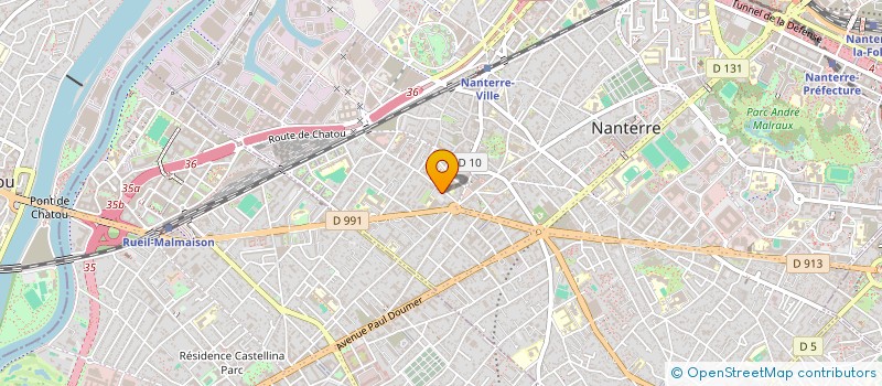 localisation de l'entreprise PAVE IMMO  NANTERRE