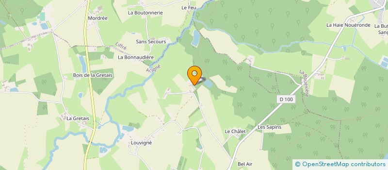 localisation de l'entreprise PAVEC ERWAN  ACIGNE