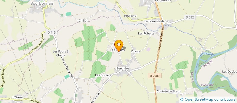 localisation de l'entreprise PAVEL  SAULCET