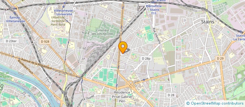 localisation de l'entreprise PAVELEC à PIERREFITTE-SUR-SEINE