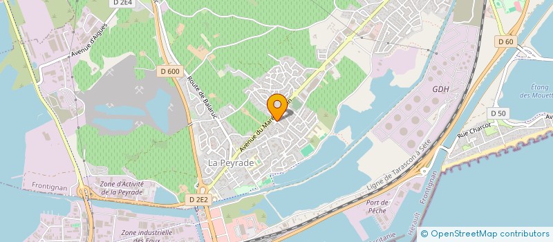 localisation de l'entreprise PAVELONA à FRONTIGNAN