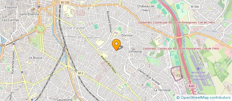 localisation de l'entreprise PAVEMA  TOULOUSE