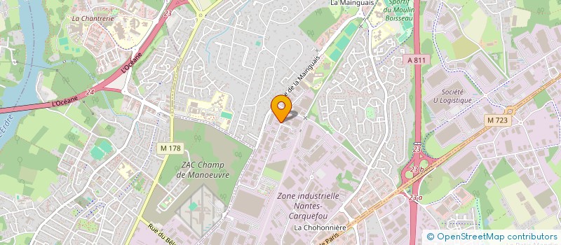 localisation de l'entreprise PAVENIEM  CARQUEFOU