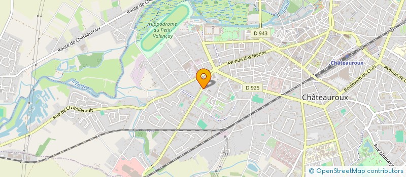 localisation de l'entreprise PAVER à CHATEAUROUX