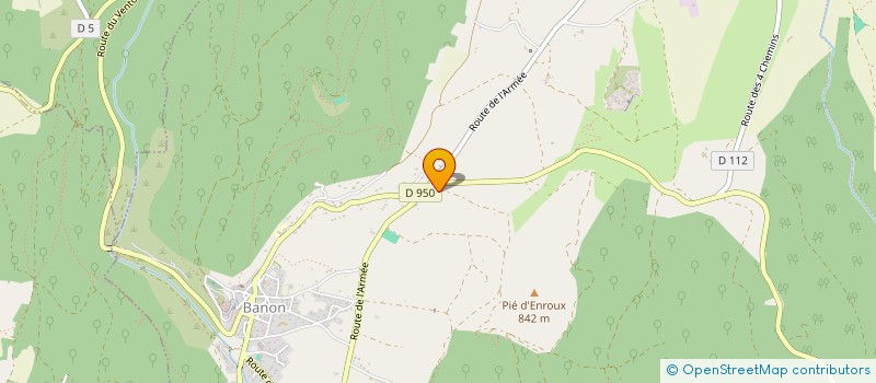 localisation de l'entreprise PAVEST  BANON