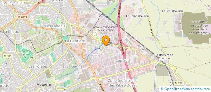 localisation de l'entreprise PAVEYNERGY  AUBIERE