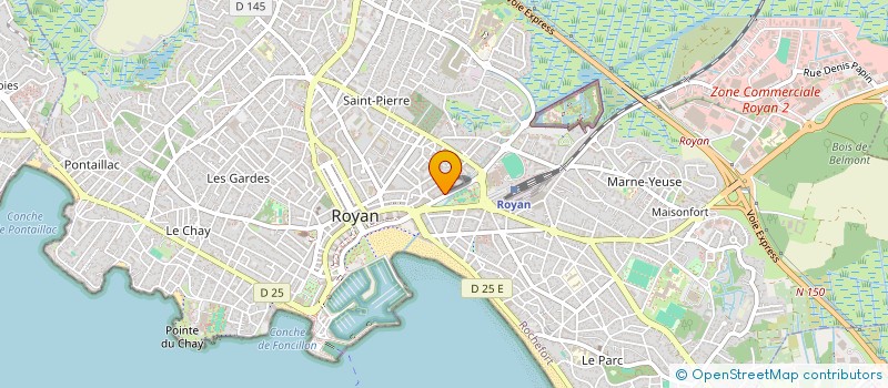 localisation de l'entreprise PAVIA INDIVISION  ROYAN