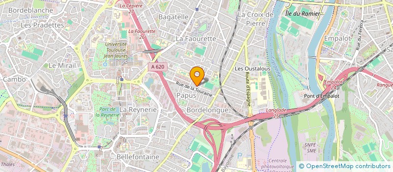 localisation de l'entreprise PAVIAPTO à TOULOUSE
