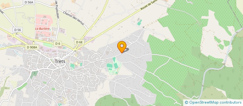 localisation de l'entreprise PAVIB à TRETS