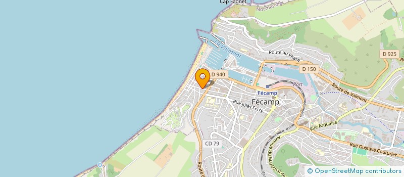 localisation de l'entreprise PAVIC INVESTISSEMENT  FECAMP