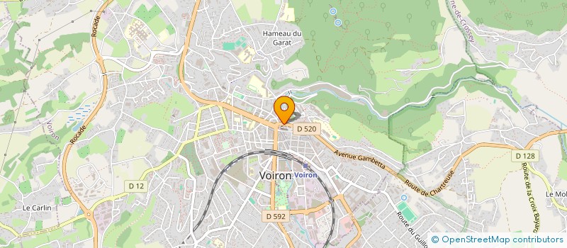 localisation de l'entreprise PAVIDESS  VOIRON