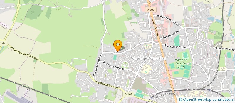 localisation de l'entreprise PAVIE à VARENNES-VAUZELLES