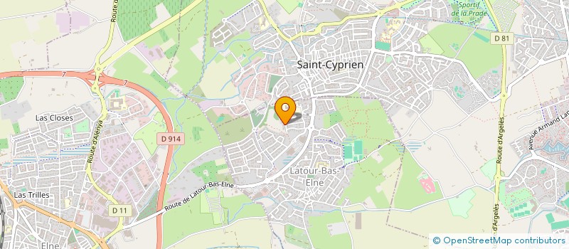 localisation de l'entreprise PAVIHOME à LATOUR-BAS-ELNE