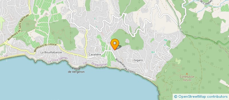 localisation de l'entreprise PAVILE  LA CROIX-VALMER