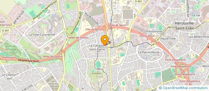 localisation de l'entreprise PAVILEM à CAEN