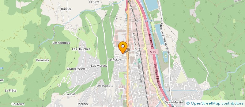 localisation de l'entreprise PAVILLET PARTICIPATIONS à SALLANCHES