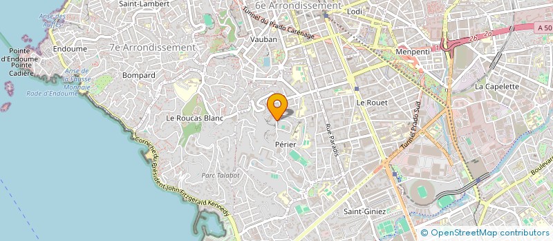 localisation de l'entreprise PAVILLON 34 à MARSEILLE 8EME
