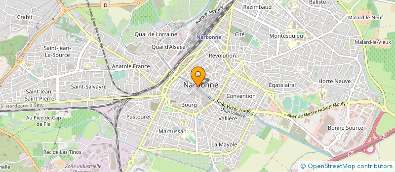 localisation de l'entreprise PAVILLON 36  NARBONNE