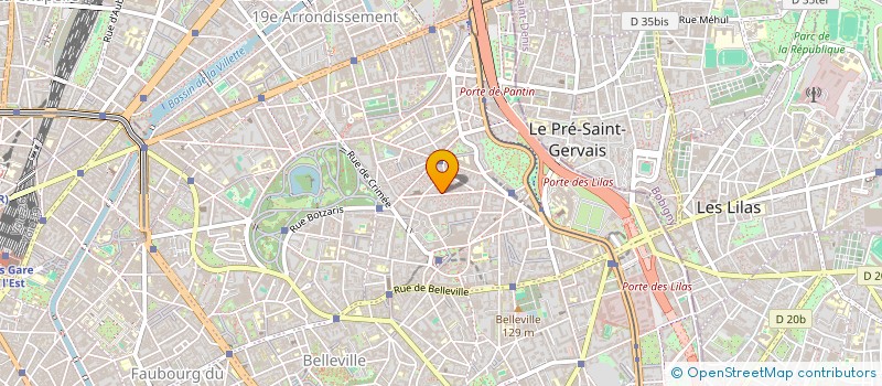 localisation de l'entreprise PAVILLON 7  PARIS