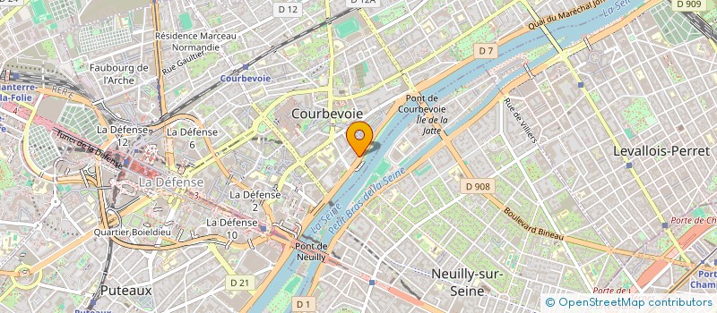 localisation de l'entreprise PAVILLON AUGUSTIN à COURBEVOIE