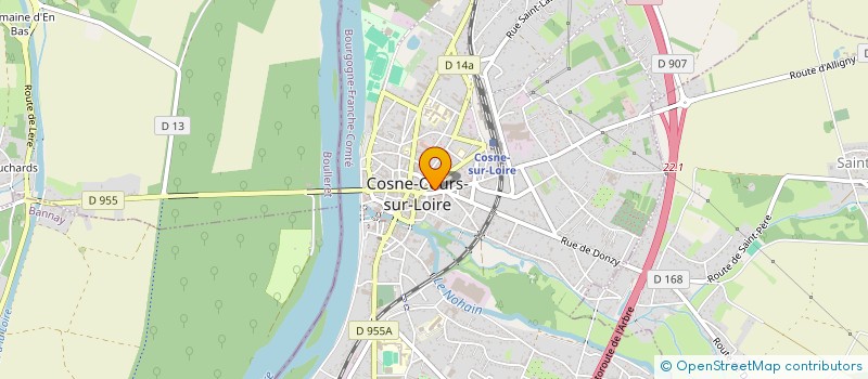 localisation de l'entreprise PAVILLON BAIN à COSNE-COURS-SUR-LOIRE