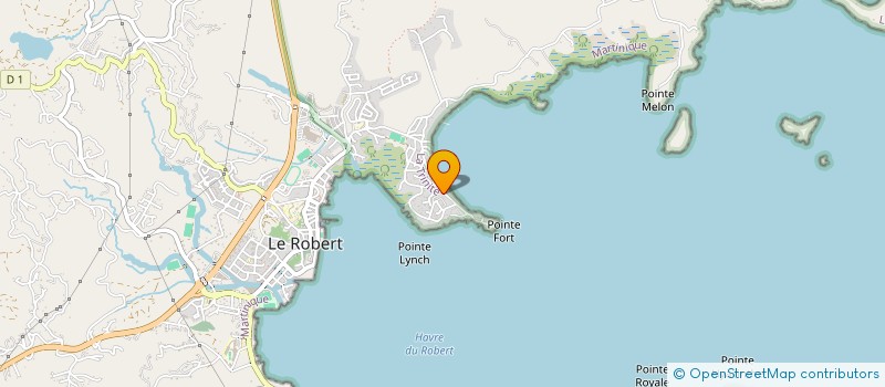 localisation de l'entreprise PAVILLON BLEU  LE ROBERT