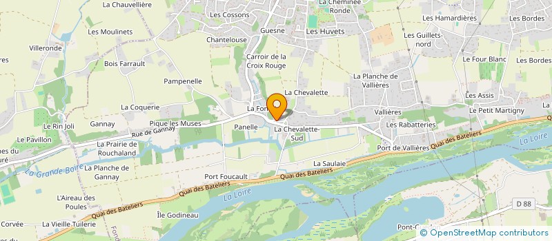 localisation de l'entreprise PAVILLON BROSSOLETTE à FONDETTES