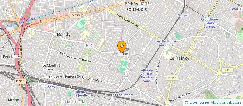 localisation de l'entreprise PAVILLON DE CHINE  LES PAVILLONS-SOUS-BOIS