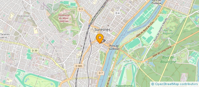 localisation de l'entreprise PAVILLON DES 3A à SURESNES